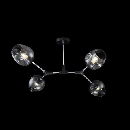 Desi chandelier, 4x60W E27, black color