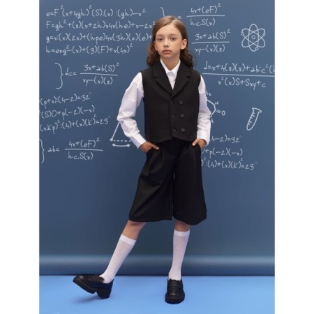 Children's vest Children's Amarobaby Study Smart, height 140 cm, black color-13