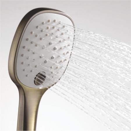Shower watering can Wasserkraft A050, 3 modes, ABS plastic, bronze-1