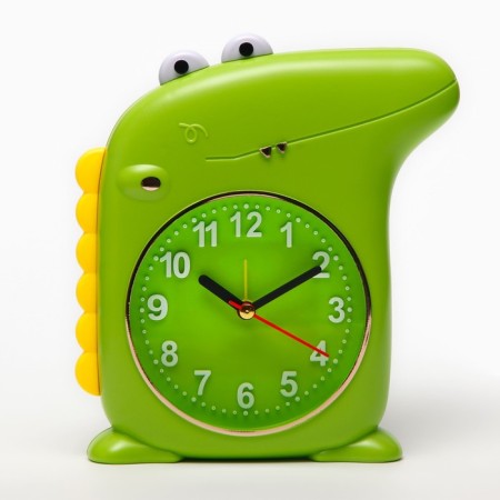 Clock - HEARD TRAIDE "CREMICE" Children's, discrete move, D -9 cm, 12 x 15 cm, aa