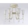 Crowning chandelier with crystal Ambrella Light, Traditional, TR3242, 6HE14, beige color, gold