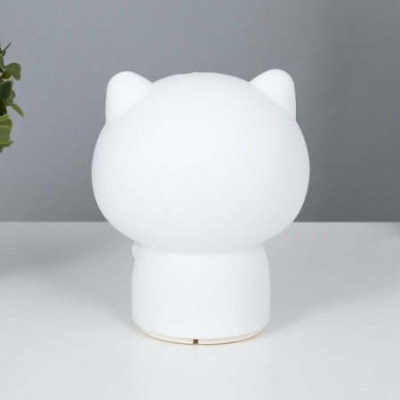 Night-mock "kitten" LED from USB and battery 12x10x16.3 cm Risalux-8