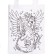 Shopper bag, coloring "Dragon, fantasy"
