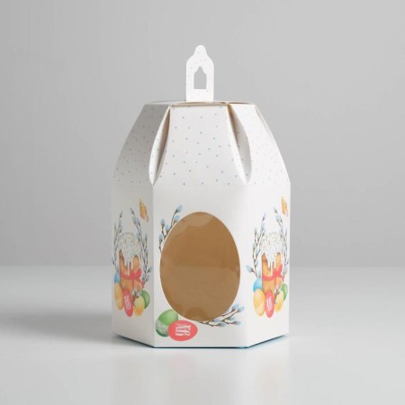Confectionery box, packaging "Bright Easter", 16.5 x 14.5 x 21 cm