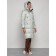 Coat insulated winter female, size 50, color light green