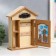 Keywood wood 4 hook and shelf "lamb" 26x21x6 cm