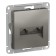 SE ATLASDESIGN, Double, Computer, RJ45+RJ45, cat. 5E, mechanism, color steel