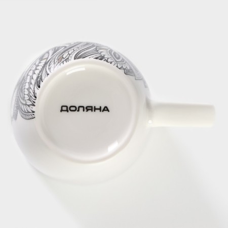 Porcelain share mug "King of animals", 350 ml-4
