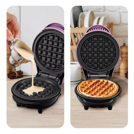 Electric waffle box KitFort KT-3685, 550 W, Belgian, anti-stick coating-2