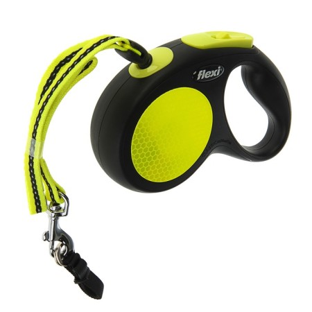 Roulette FLEXI Neon New Classic M (up to 20 kg) cable 5 m