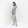Women's dress with draping Mist Summer Time, Blue, R.48