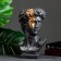 Kashpo - organizer "Bust of David" Big, Gray, Bronze, 28cm