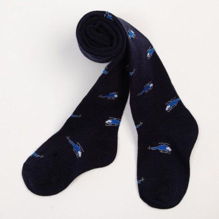 Pantyhose children, blue color, height 98-104-1