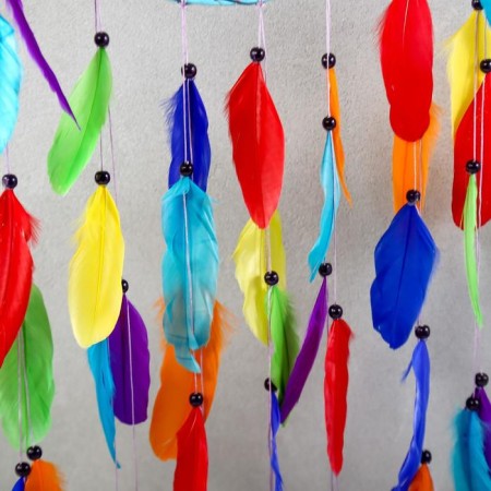 Dreams "Multi -colored openwork lace" 85x40 cm-2