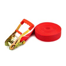 A fitting belt for fastening the cargo with the ratchet mechanism, width 50 mm, 2500/5000 kg, mechanism 230 mm, 12 m
