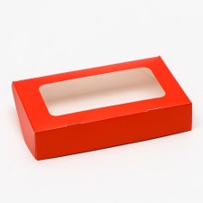 Removal container, red, 20 x 12 x 4 cm