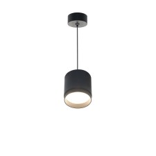 Suspendor of the suspended technical P088PL-GX53-B, 1XGX53, 15W, 8.2x8.2x108.5 cm, color black