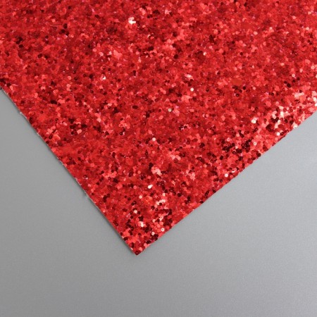 Liszt for creativity claims "Large sparkles" Red sheet 33x20 cm thick 0.84 mm-2