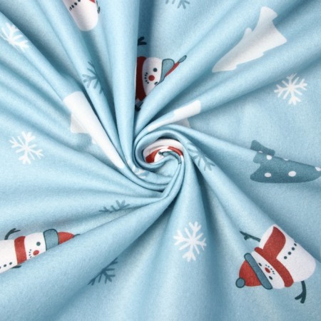 Plaid Ethel "Snowmen" 100x150cm, Fleas-2