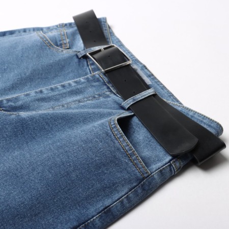 Female jeans, blue color, size s (42)-2