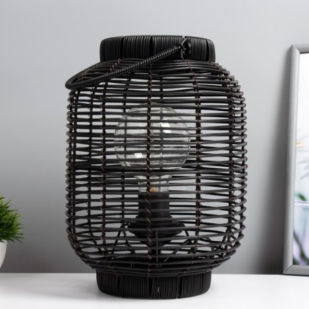 Bourmis table lamp E27 15W Black 22x22x30 cm Risalux-3
