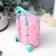 Casket metal suitcase "Angel with a pipe" 10x7x5 cm
