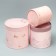 Set of hats 3 in 1, gift packaging, “linear flowers”, 13 x 13 - 18 x 18 cm