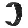 Watch strap, 22 mm, silicone, black