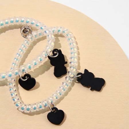 Pair bracelets "You are a cat"-4
