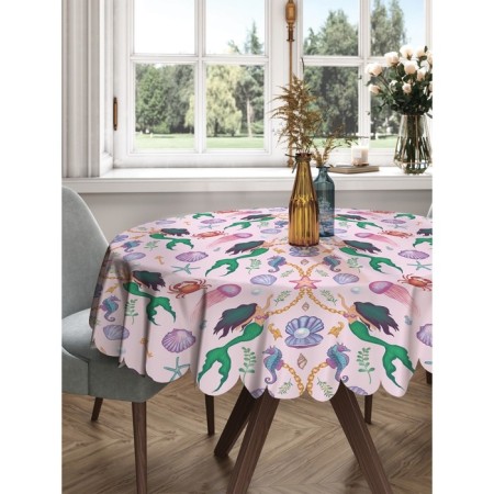 Photo scatter round, size 150x150 cm, Saten