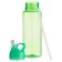 Sports water bottle, 650 ml, Baraolet, with a drinker, 24 x 7 cm, green
