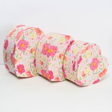 Set of boxes 3 in 1 heart l.29x28x16 m.26x25x14 S.23x22x12 cm cm