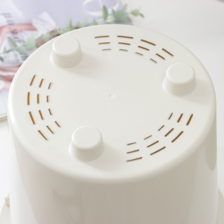 Kashpo for flowers with an insert “Etna”, 9.5 l, d = 28 cm, h = 27 cm, white color-3