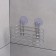 Shelf on vacuum suction shafts, 20 × 10 × 10 cm