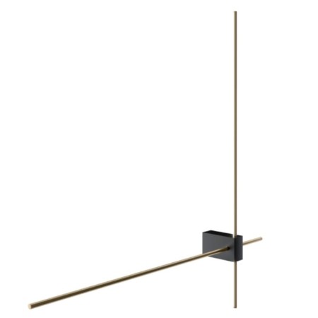 Bra Technical C070WL-L12GB3K, LED, 12W, 64.5x63x3 cm, 1050lm, black color with gold-5