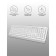 Keyboard A4Tech FSTYLER FK10 White/gray USB