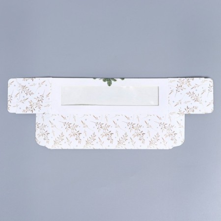 Box for Makarun "New Year's gold" 18 x 5.5 x 5.5 cm, New Year-4