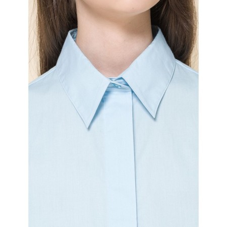 Blouse for girls, height 146 cm, blue color-3