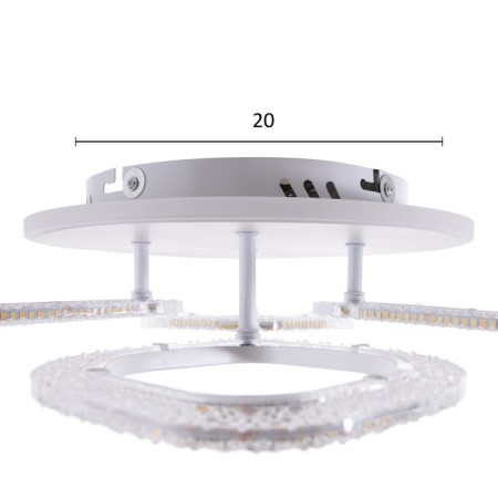 Causteen with PDD 10022/4WT LED 85W 3000-6000K Dimmer white 67x53x10 cm Bayerlux-6