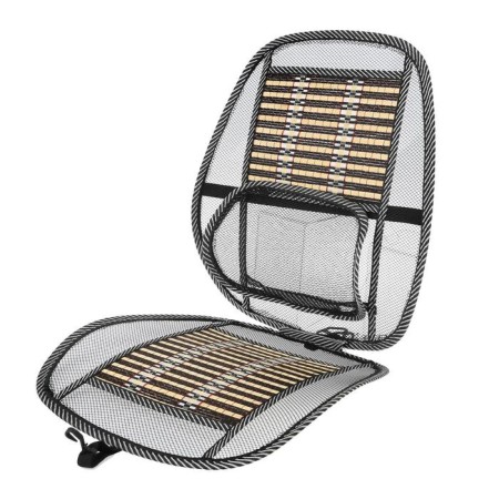 Torso-Massager on the seat with a lumbar support, bamboo inserts-2