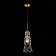 Suspension lamp ST LUCE. SL1016.203.01. Narrio. 1x60 W, E27, 18x18 cm, golden color