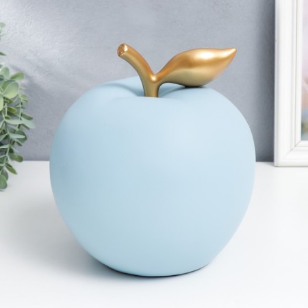 Souvenir Polystone stand "Blue apple" 20.5x16x18 cm-2