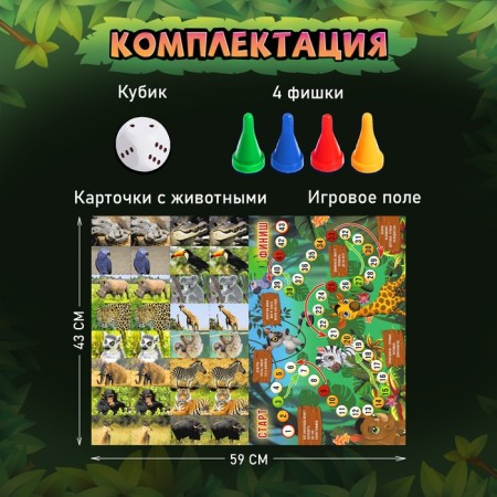 Board game "Armor. Traveling by jungle "-1