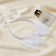 Hair cap "Schoolgirl" Triple bow shine, 1 cm, white