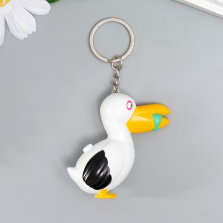 Light flashlight, sound "Pelican with fish" 10x2.9x4.2 cm-1