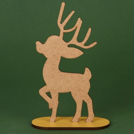 New Year's desktop decor "Deer" 6.9 x 4.3 x 13.7 cm-2