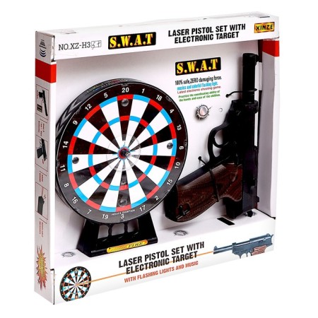 Electronic shooting range "Night shooter", light and sound effects, works from batteries-8
