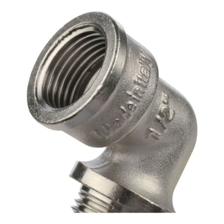 STOUT SFT-0016-000012, 1/2 ", external/internal thread, with emphasis, nickel. Brass-4