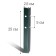 Set of legs for beds, 4 pcs., Green, Greengo