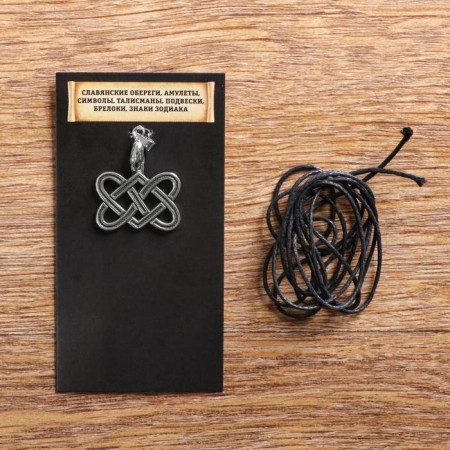 The amulet "intertwined hearts", metal pudter, art casting, 25*16 mm-1